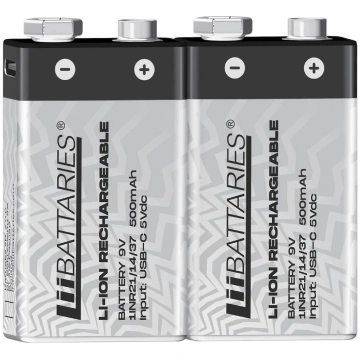 Liibattaries USB-C Rechargeable Powerful batteries