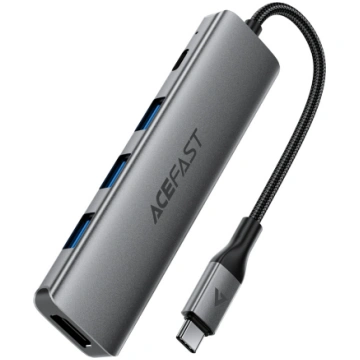 Acefast J16 USB Hub USB-C 5-in-1 HDMI 4K 60Hz PD90