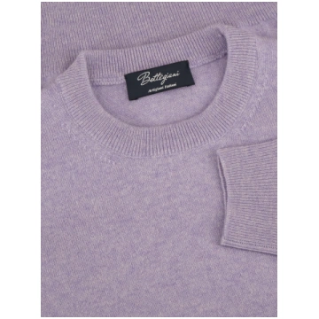Classic Crewneck Lavandula 100% Cashmere - 48