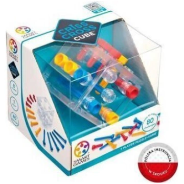 Smart Games Criss Cross Cube - loģiska 3d mīkla ar