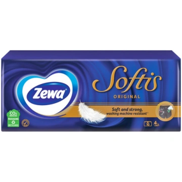 Kabatlakatiņi Zewa Softis Original 4 slāņi 10gab
