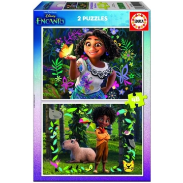 PuZZle 2 x 48 gabali: Disney: Encanto Educa