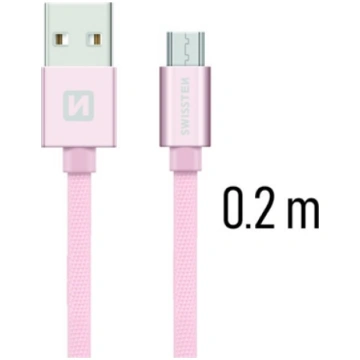 Swissten Textile Quick Charge Universal Micro USB 