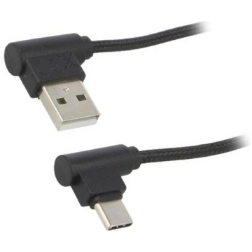 Cable; USB 2.0; USB A angled plug,USB C angled plu
