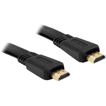 Kabelis HDMI with Ethernet A-A, M/M, Flat, 2m | 82