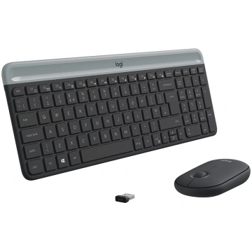 Logitech MK470 tastatūra Pele iekļauta USB QWERTY 