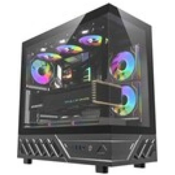 DarkFlash DS950 computer case (black) + 6 fans