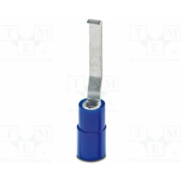 Tip: wire pin; blue; Type: insulated; Mat: PA; UL9