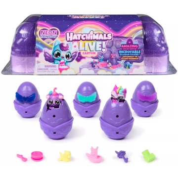 Hatchimals Alive Neon Rainbow olu kastīte Daudzkrā
