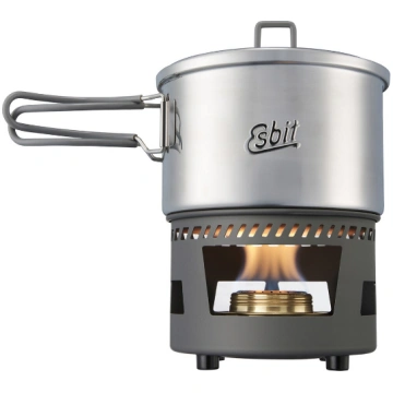 Esbit Alcohol Burner Cookset Nerūsējošā tērauda tū