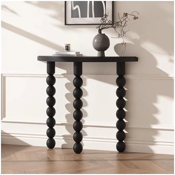 Crescent Moon Console Table, Modern Hallway Table,