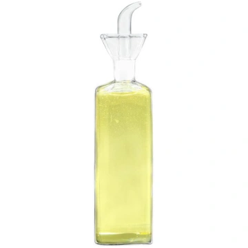 Stikla eļļas trauks, pudele ar dozatoru 500 ml