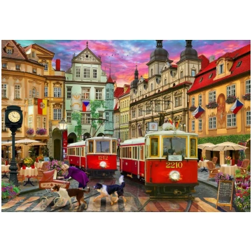 Puzzle Prague Trolley's BlueBird