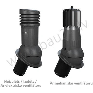 Ventilācijas izvads NORMAL valc un trapeces profil