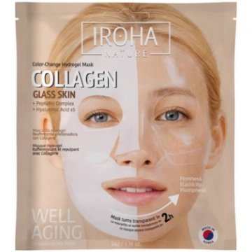 IROHA NATURE Color Change Anti-aging hidrogēla mas