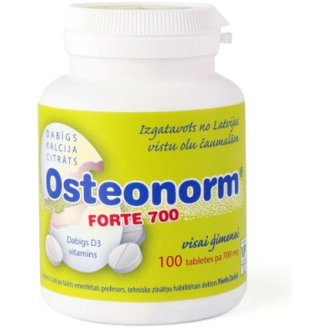 OSTEONORM Forte 700 mg tabletes N100