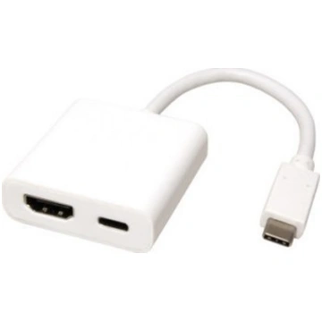 Roline Type C - HDMI Adapter, + 1x Type C PD, M/F 