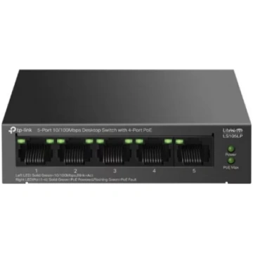 TP-LINK | 5-Port 10/100Mbps Switch with 4-Port PoE