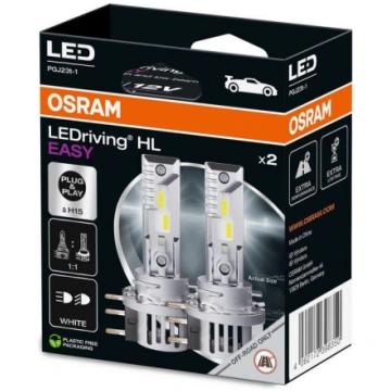 LIGHT LED EASY H15 12V 23W 2PCS 64176DWESY2-2HB (4