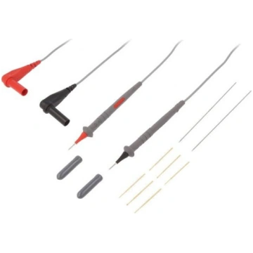 6341; Set of test leads; Inom: 3A; Len: 1m; red, b