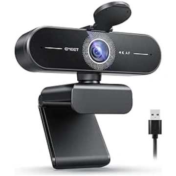 EMEET C60E 4K Webcam for Streaming & Gaming, PDAF 