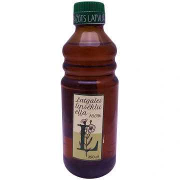 Duo AG Latgales linsēklu eļļa stikla pudelē, 250ml