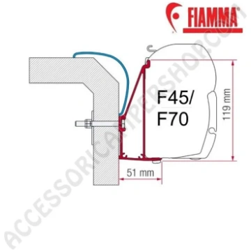 ADAPTER RAPIDO SERIE 6 - 350 OPTIONAL PER TENDALIN