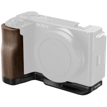 SmallRig 4864 L Shape Mount Plate with Wooden Hand