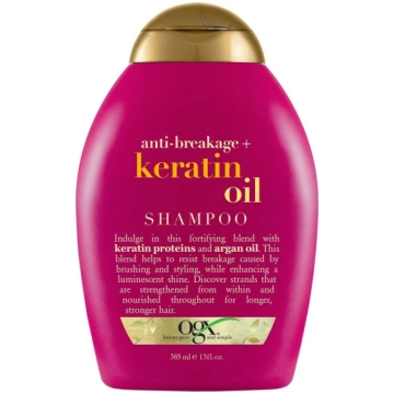 OGX_Keratin Oil šampūns pret sprogas 385ml