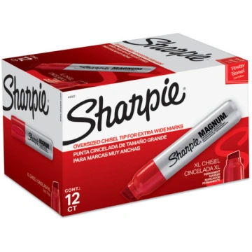 Sharpie Magnum PermMark 44 Red Packet of 12