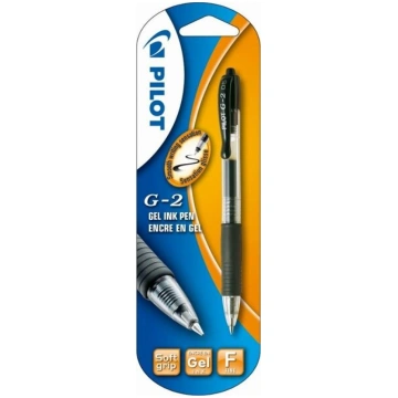 Pilot G2 gēla pildspalva, melna, 0,5 mm