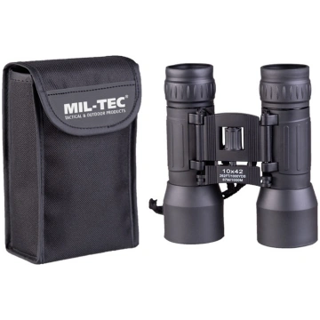 BLACK COLLAPSIBLE BINOCULAR 10X42 MIL-TEC 325410