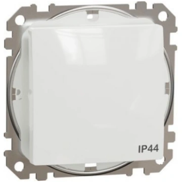 Slēdzis SEDNA Design, 1-p 10AX, balts IP44 (meh.) 