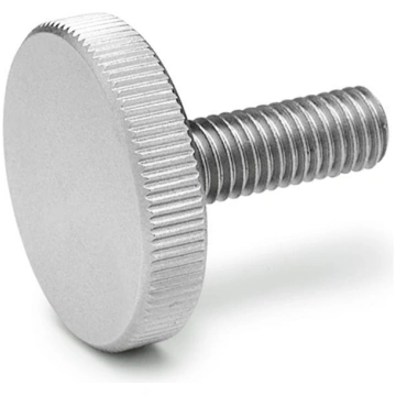 Knurled set screw DIN 653-M4-16-NI - stainless ste