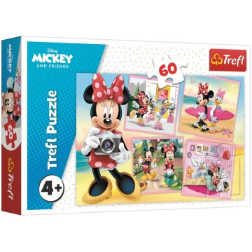 Puzle Trefl Pelīte Minija (Minnie Mouse), 60 d. Di
