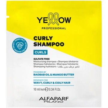 YELLOW CURLS testeris - šampūns lokainiem un cirta