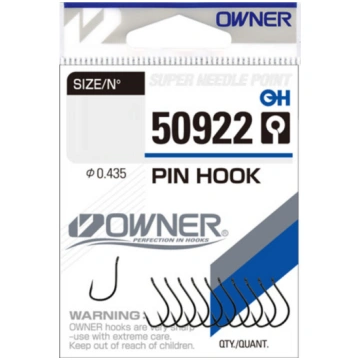 Āķi Owner PIN HOOK BLACK CHROME № 12, 50922-12