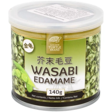 Zaļās sojas pupiņas WASABI EDAMAME GOLDEN TURTLE