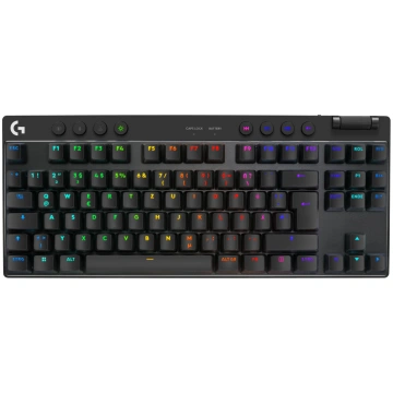 LOGITECH G Pro X TKL Wireless Gaming Keyboard, Bla