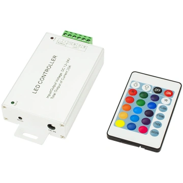 RGB LED strip controller 24-KEY pil.IR 30A Blow 70