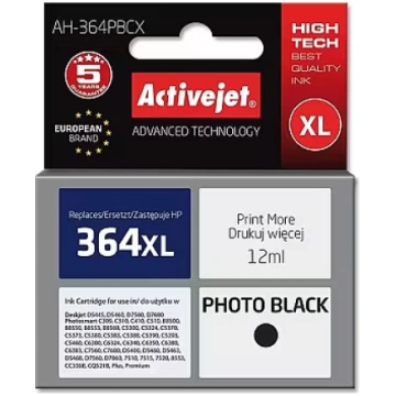 ActiveJet AH-364PBCX HP Printer Ink, Compatible wi