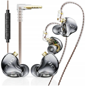 Austiņas Fiio Jd10 - Transparent Black - Dinamiska