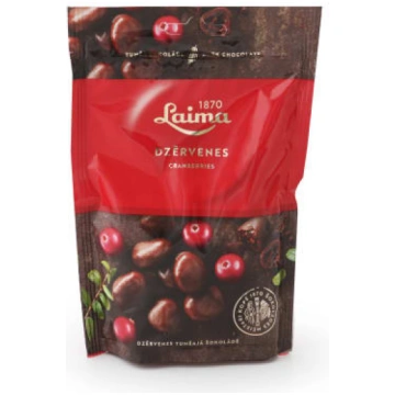 Dzērvenes tumšajā šokolādē Laima 140g