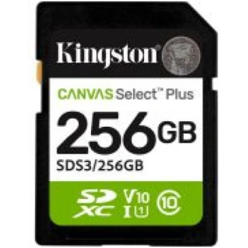 Kingston Canvas Select Plus | 256 GB | SD | Flash 