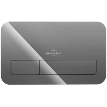 Nolaišanas plāksne VICONNECT, glass glossy grey, V