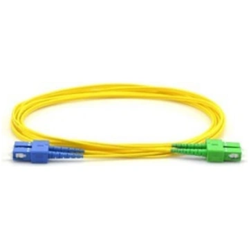 SC/APC-SC/UPC Duplex patch cord, 1m, LSZH SC/A/SC-