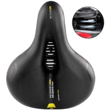 Yellow Bike Seat Comfortable & Breathable Bicycle 