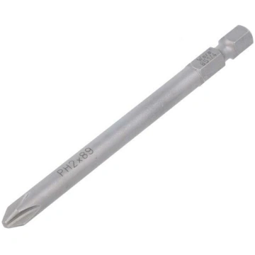 Screwdriver bit; Phillips; PH2; 1/4"; Overall len: