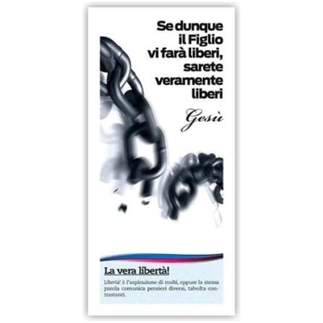 La vera libertà! - Confezione da 500 opuscoli