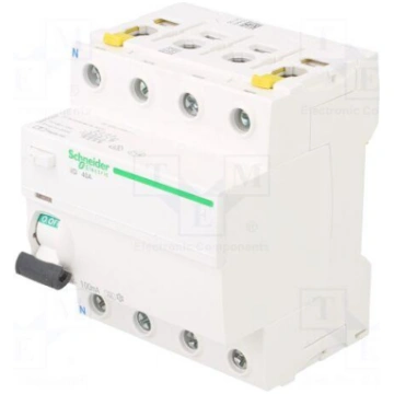 RCD breaker | Inom: 40A | Ires: 100mA | Poles: 4 |